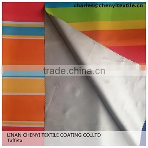100% Polyester 190t Silver Coated Waterproof Printed Taffeta Fabric thumbnail-1