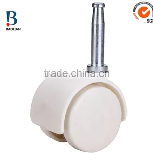 ISO Certificasted China 2' White Directional Double Swivel Metal Pin Caster Wheels for Cleaner thumbnail-2