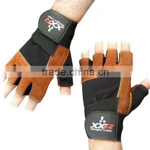XXR BROWN Weight Lifting Gloves Strengthen Training Fitness Gym Exercise Workout thumbnail-6