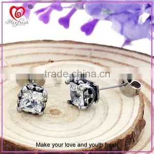 316L Stainless Steel Earrings Fancy Earring Stud Wholesale Tiny Cool Latest Fashion Women Stainless Steel Earring 2015 thumbnail-4