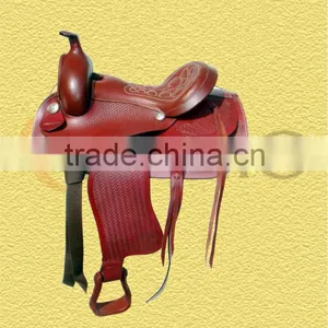 CE-74081 Leather Western Saddle thumbnail-1