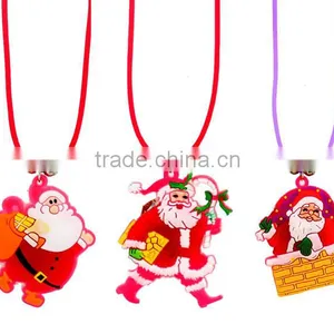 LED Flashing Christmas Father Necklace Pendant Glow Necklace thumbnail-1
