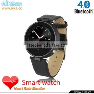 IOS & Android Bluetooth 4.0 Round Smart Watch S365 With SOS/G-sensor/Voice/Speaker for Apple Iphone 6 Plus/6 Samsung S6 Edge/S5 Quality Choice thumbnail-1