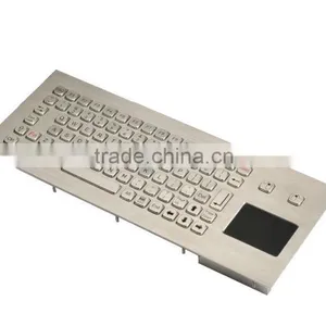 Full Funtionalities IP65 With Trackball Integrated Metal Keyboard thumbnail-2