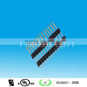 High Quality 2.54mm Pitch Double Layer Single Row DIP Pin Header thumbnail-1