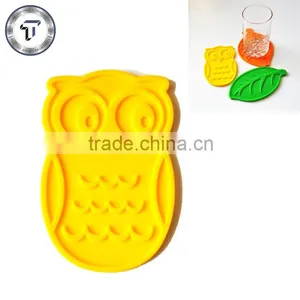 Novelty Animal Shape Silicone Cup Coaster thumbnail-1
