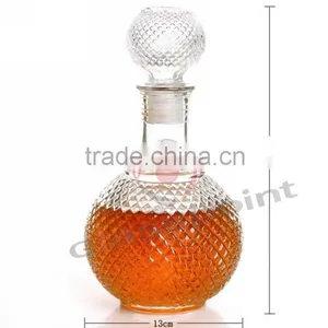 500ml Glass Wine Bottle With Glass Cork thumbnail-1