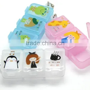 Straight Shape Mini Storage Box With 3 Compartments thumbnail-3