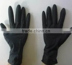 4mil Black Nitrile Industrial Disdosable Glove, Powder-Free thumbnail-1