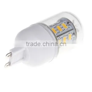 High Luminous 220V G9 Socket 12W 24 5730 SMD LED Corn Light Bulb Lamp White Light and Warm White Light thumbnail-4