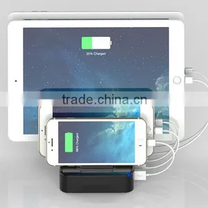 Amazon Hotsale 5-in-1 Quick Charger Usb Power Adapter for Iphone LECHANCE thumbnail-6