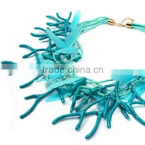 European Style Exaggerate Antlers Handmade Choker Necklace thumbnail-4