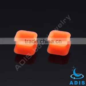 Fancy Silicone Ear Gauges Plug Expanders Square thumbnail-4