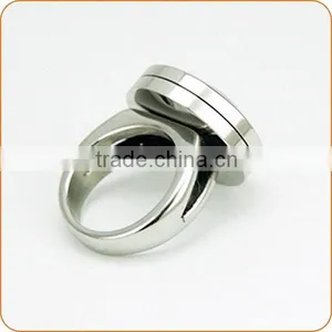 Stainless Steel Essential Oil Diffuser Perfume Aromatherapy Locket Ring thumbnail-4