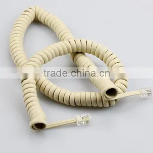 Modular 6P2C Round Extension Telephone Spiral Cable thumbnail-1