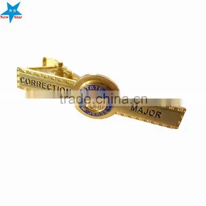 China Manufacture Custom Logo Enamel Tie Clips Suits thumbnail-4