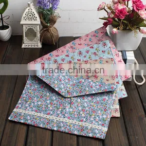 New Vintage Dots Flower Lace Series A4 Documents File Bag Stationery Filing Production thumbnail-1