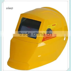 Yellow Simple Picture Custom Auto Darkening Welding Helmet thumbnail-1