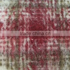 Fall Winter Thick Scotch Plaid Brushed Polyester Acryilic Blend Wool Fabric thumbnail-6