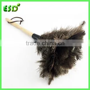 ESD Wooden Handle Ostrich Feather Duster,Anti-Static Duster thumbnail-1