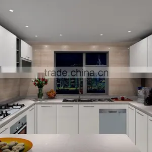Eco-friendly Lacquer Modular Kitchen Designs thumbnail-4