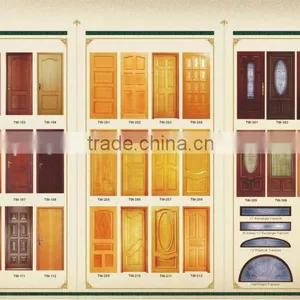 Good Quality Molded Teak HDF Door Skin TWDS-123 thumbnail-3
