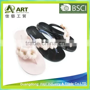 Hot Sale Flower Flip Flop, Lady Sandal, Dressing Shoes , Beach Slipper thumbnail-1