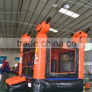 Hot Selling Outdoor Kid's Playing Combo Inflatable Halloween Combo Bouncer thumbnail-3