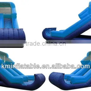 Lime Blue Inflatable Water Slide for Adult thumbnail-1