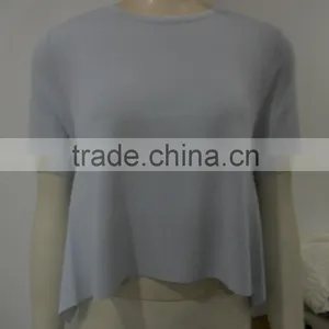 Ladies' Knitwear SS SIDE HANG MILANO TOP thumbnail-1