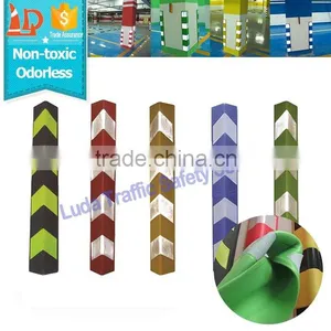 Multicolor Parking Lot Heavy Duty Rubber Corner Guards With Reflective thumbnail-2