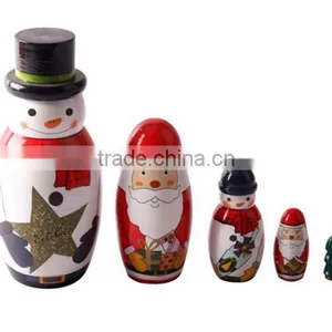 Wooden Craft Nesting Doll Home Decoration Items thumbnail-2