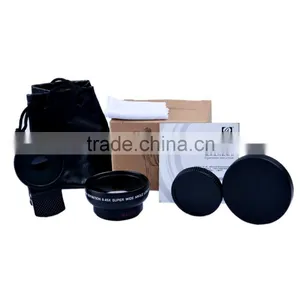 Newest Premium Quality 0.45X HD Super Wide Angle Lens 12.5X Macro 2 in 1 Lens Kit for IPhone 6S SE 5S Huawei HTC thumbnail-6