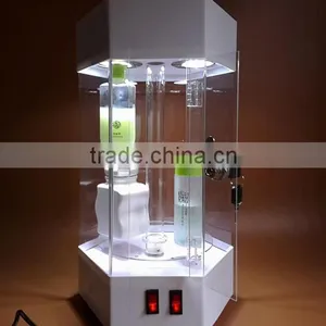 Durable Articles Promotion Bespoke Top Level Acrylic Modern Display With LED Lock thumbnail-3