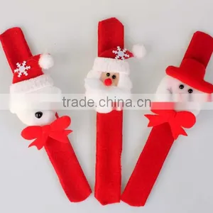 Hot Selling Santa Clause Christmas Decoration Slap Bracelet thumbnail-2