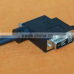 DVI DUAL LINK 45 DEGREE LEFT EXTENSION CABLE DVI-D M/F thumbnail-1