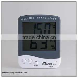 Digital LCD Indoor Temperature Hygrometer Thermometer TA218D thumbnail-1