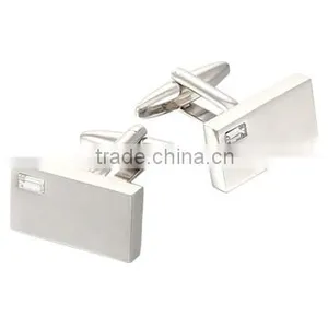 Premium Quality 2016 Low Cost Crystal Mens Cuff Links thumbnail-1