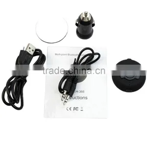Factory Supply H366 Wireless Bluetooth Car Kit Audio Receiver for Speaker With Music Modulator thumbnail-4