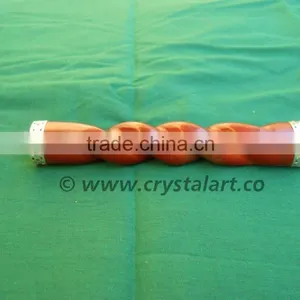 RED JASPER TWISTED HEALING WAND thumbnail-1