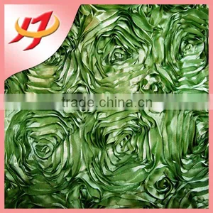 Newly Polyester Satin Rosette Fabric for Wedding Carpet Decoration Wholesale thumbnail-3