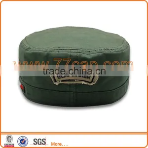 Fashion Plain Brush Cotton Brand Military Cap thumbnail-6