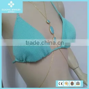 Fashion Pearl Body Chain Jewelry For Women thumbnail-4