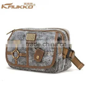 Fashion Military Waterproof Backpack Waxed Canvas Duffel Bag Waterproof Waist Bag thumbnail-1