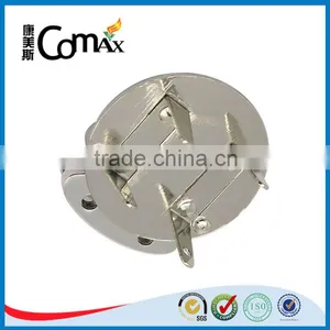 Silver Metal Push Lock for Handbags thumbnail-6