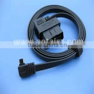 2015 New Arrived Right Angle Obd Flat Cable Obd Wiring Harness thumbnail-2
