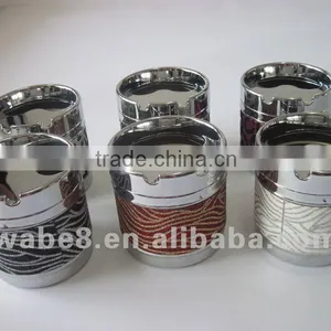 Smokeless Ashtray Aluminum Ashtray Metal Satray With Lid thumbnail-1