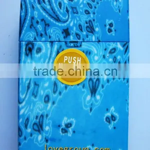 Push Button Plastic Cigarete Case Auto Open Water Transfer Print thumbnail-1