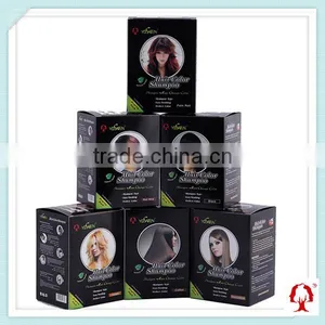 Nutural Semi Permanent Hair Color Brands Magic Salon Use Black Hair Shampoo thumbnail-3