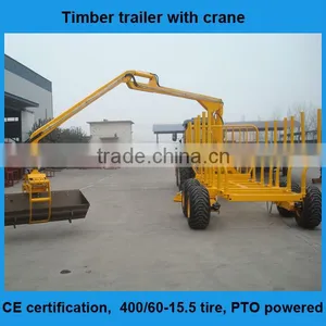 Hot Sale CE Certificated Log Loader With Trailer thumbnail-1
